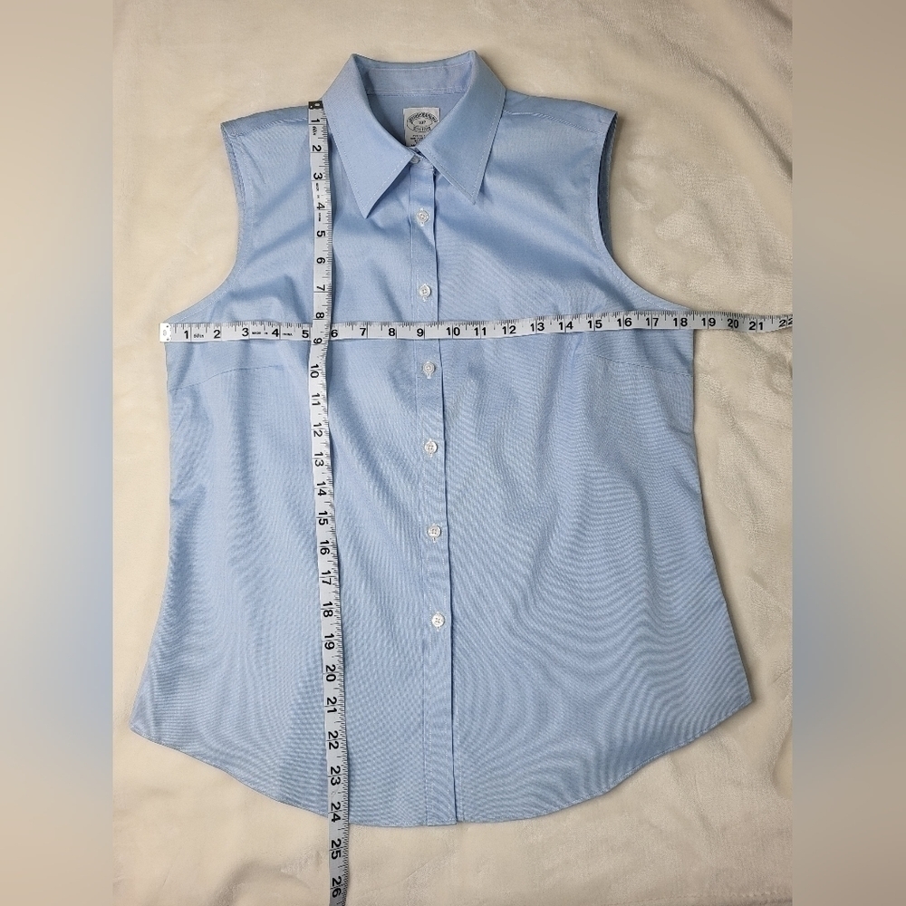 Brooks Brothers Sleeveless Cotton Dress Shirt. Size 10P - Picture 4 of 4